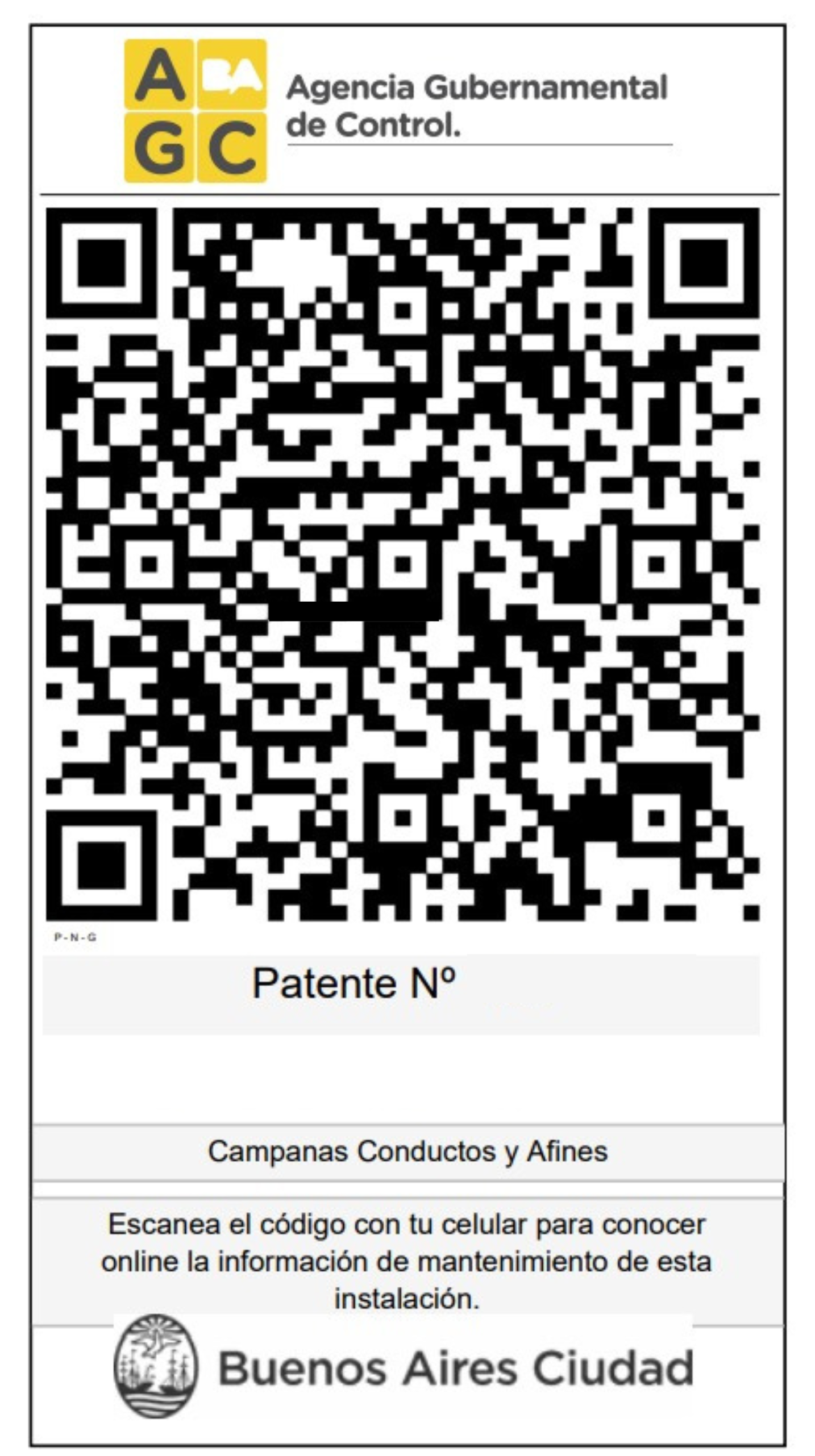 Oblea QR - Agencia Gubernamental de Control